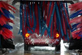 Automobile washing
